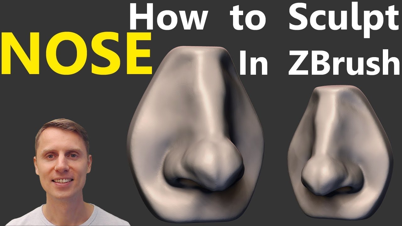 set up nose blendshapes in zbrush