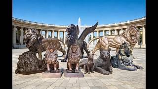 How We Cast Museum-Quality Bronze Lion Statues | From Clay Model to Grand Installation 🦁✨