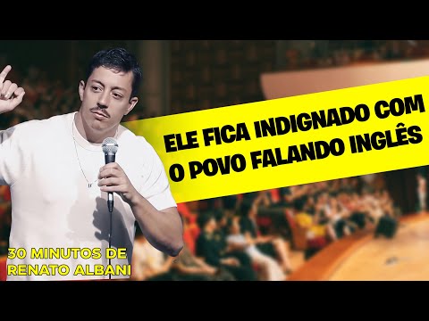 RENATO ALBANI - HE IS OUTRAGED WITH PEOPLE ANSWERING PROFESSIONS IN ENGLISH...