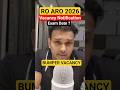 Ro Aro 2026 Vacancy Notification Exam Date Posts News Viral Uppcs Uppsc Roaro2026 Roaro Aro 