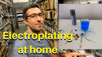 Electroplating at home. Simple and easy