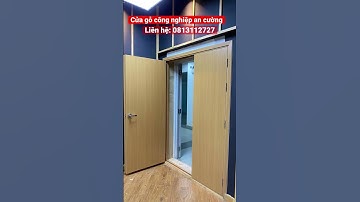 Mẫu cửa gỗ công nghiệp an cường 2 cánh - 0813112727#cửagỗcôngnghiệp