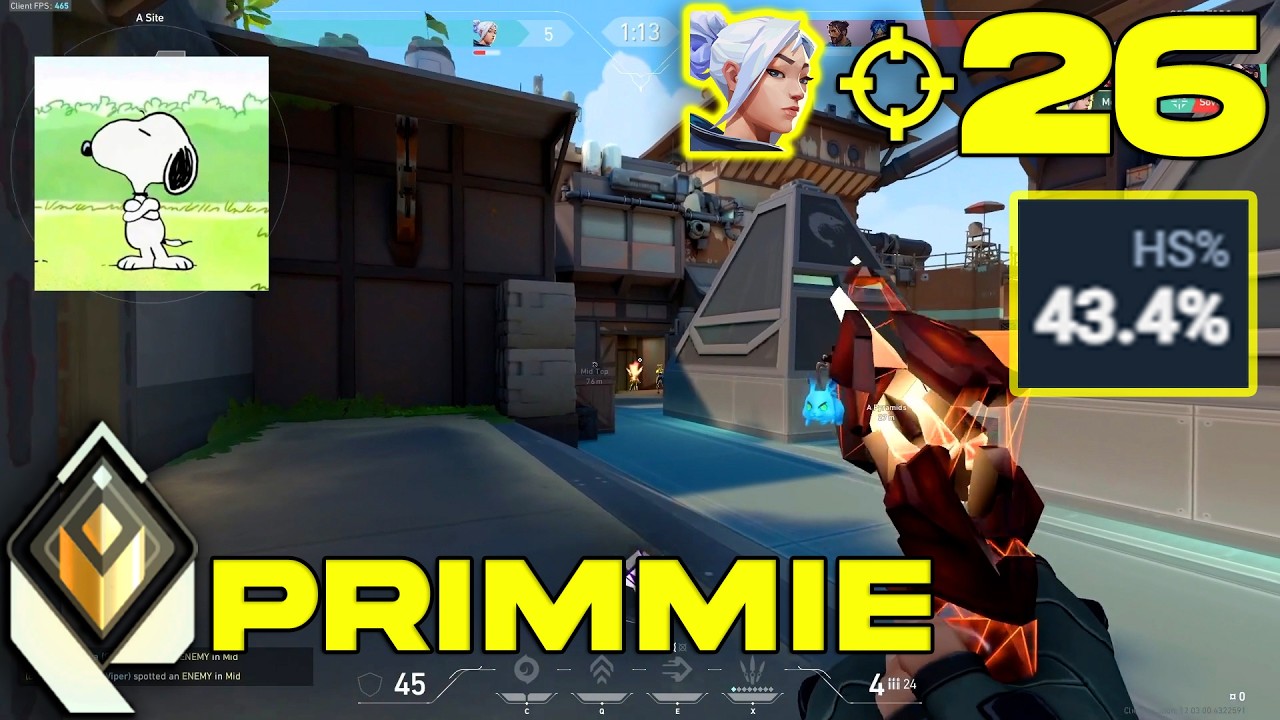 PRIMMIE ON JETT WITH 43% HS RATE! - FS Primmie [APAC] #MatchMVP