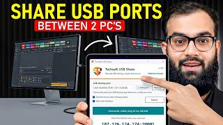 One PC, Remote USB Access! 🔥 TechSaft Port Share Tool Is Here