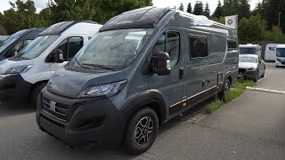 Wohnmobil Kastenwagen 2023: Pössl Summit Prime 640 2023 Fiat Ducato 8. Längsbetten. Komfort-Bad.