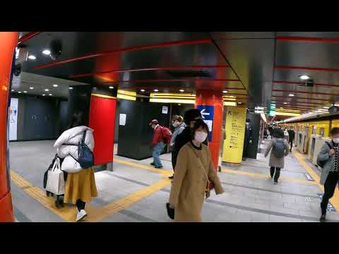TOKYO Asakusa Station Relaxing Walk Tokyo Metro Japan 4K VXT TRAVEL