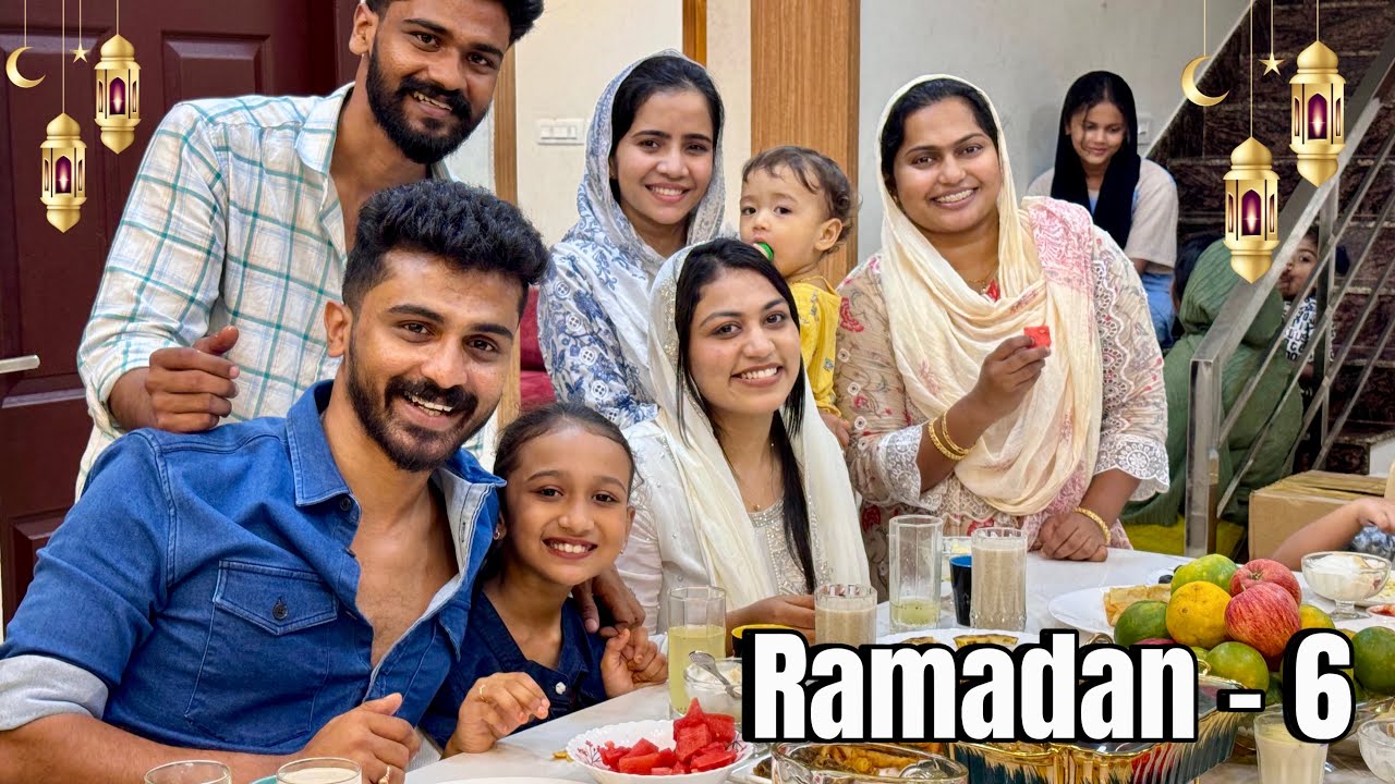 🌙 Ramadan - 6 😍 | Roshanum Penninum Orukkiya Iftar 🤩 | Mashura | Basheer Bashi | Suhana