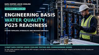 Data Center Liquid Cooling Commissioning Part 1 | Hydrostatic Testing - Flushing - PG25 Charging A