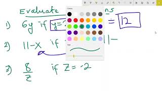Part 1:  Evaluate Expressions