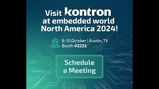 Kontron at Embedded World North America 2024