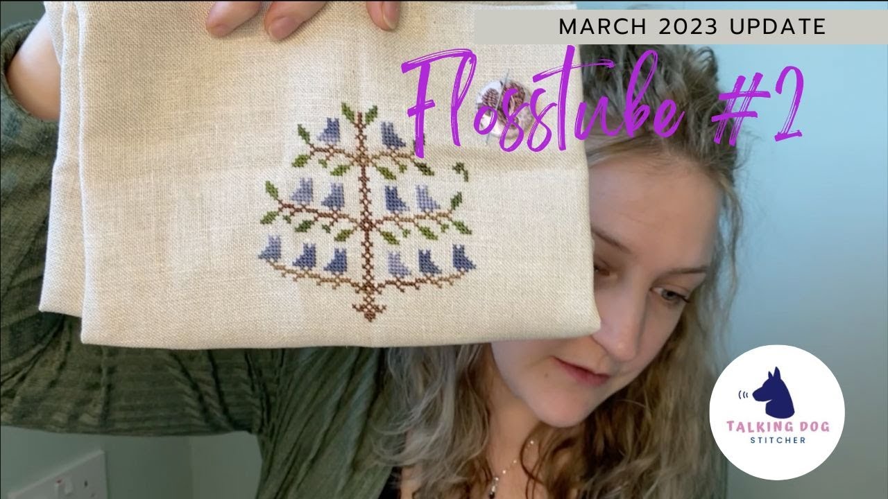 Flosstube #2: March 23 Update, The April Fools Disaster, and Taking the Messy Bun to a New Level...