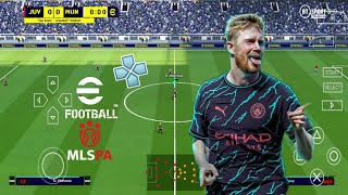 EFOOTBALL PES 2024 PPSSPP ORIGINAL PS5 On Android& ISO BEST Graphics Offline