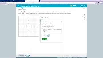 Graphing a square root function: Problem type 1 (ALEKS entry)