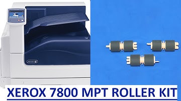 How to change Xerox 7800 MPT Roller Kit