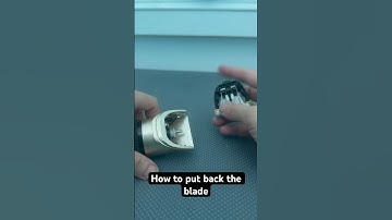 How to put back the blade for C6 professional pet dog hair trimmer/clipper