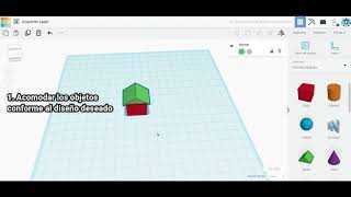 Agrupar objetos en Tinkercad