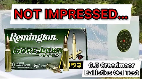 DISTURBING TREND?! 6.5 Creedmoor CoreLokt Tipped 129gr Ammo Test