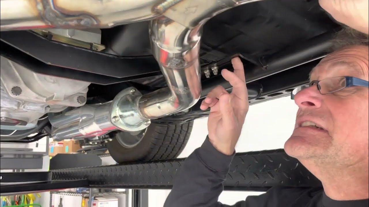 Wick's 1969 Pontiac GTO Convertible brake proportioning valve relocation, new hard lines YouTube