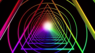 4K Neon Tunnel VJ Loop Motion Background || Colorful Rings VJ Loops || 4K VJ Loops 2021