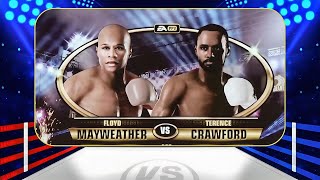 Floyd Mayweather Vs Terence Crawford : Fantasy Boxing Simulated