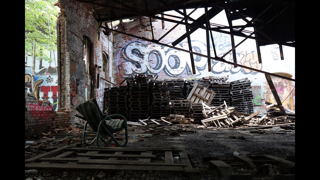 Exploring the Abandoned Burden Ironworks Buildings.