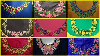 Blouse embroidery designs / blouse embroidery / hand embroidery designs / neckline embroidery screenshot 4