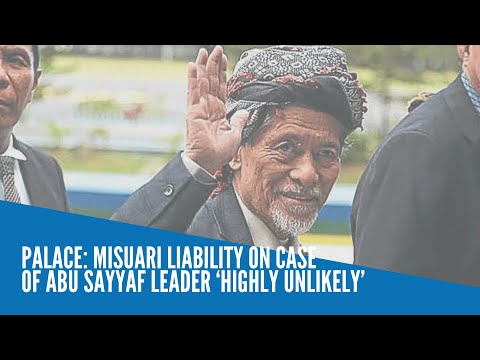 Palace: Misuari liability on case of Abu Sayyaf leader ‘highly unlikely