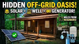Off-Grid Cabin Build in National Forest | Completely Secluded