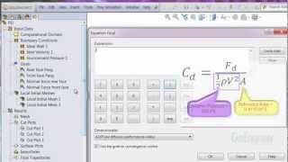 SOLIDWORKS Flow Simulation – Drag Equation Goal