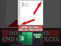 End of Excel Sheet | How to Find End Date in Excel | Excel Line of Best Fit @TechnicalGuruji