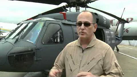 For the first time, the S-70i BLACK HAWK helicopter is being displayed to the world market.