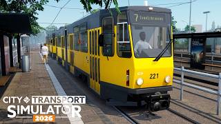 City Transport Simulator 2026: Tatra KT4D Tram! | First Look | Gameplay screenshot 1
