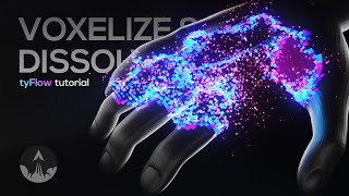 tyFlow Voxelize & Dissolve Particle VFX Tutorial in 3Ds Max 2023 #RedefineFX