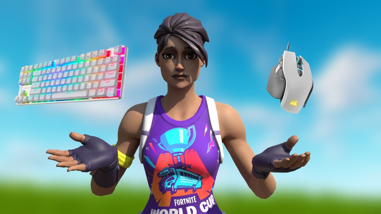 Je fais MA PREMIERE GAME FORTNITE SUR CLAVIER SOURIS ! - YouTube