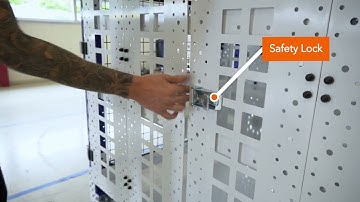 Extendable shelf cart for safe material transport | FlexQube