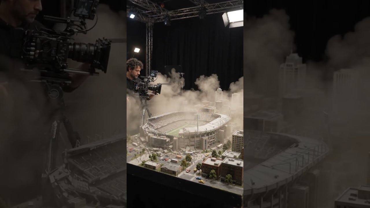 How They Filmed This MASSIVE Stadium Collapse?! 🏟️💥😱 | Movie BTS