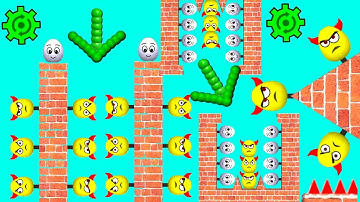 Draw to Smash / Level 185. Games / ASMR Gameplay