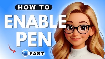 How to Enable the Pen or Draw Tool in Microsoft Word - 2025