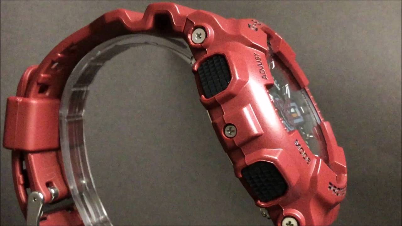 GA-110EW-4AJF CASIO G-SHOCK カシオ腕時計Gショック ボルドーカラー 
