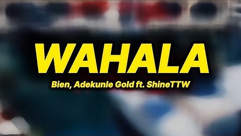Bien, Adekunle Gold - wahala (lyrics) ft. ShineTTW