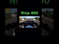 Ninja 400 Freeway Ride! #motorcycle #kawasaki #shorts