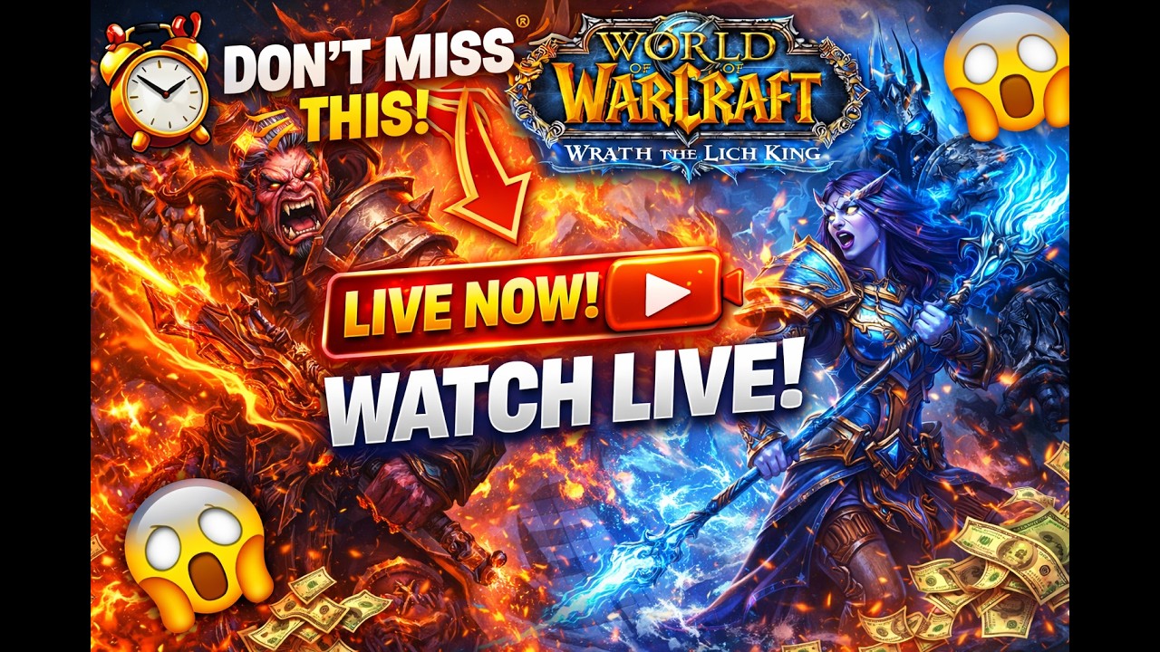 🔴 WOTLK LIVE | Warmane Icecrown