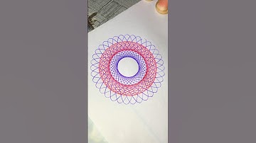 Dushtu Kokil | Spirograph Make | #shorts #Atik_Mia_official #art #drawing