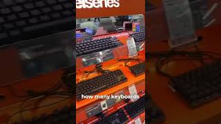 Exploring a Computer Store  Gaming Gear, Keyboards, and Custom PC Setups #gaming #travelvlog #viral