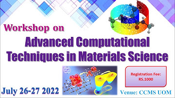 DFT Workshop@CCMS UOM