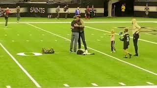 Drew Brees And Tom Brady Meet Post NFC Championship Game For Final Time