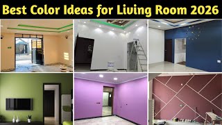 Meilleures idées de couleurs pour le salon en 2026 | Idées de peinture murale | Décoration de cha...