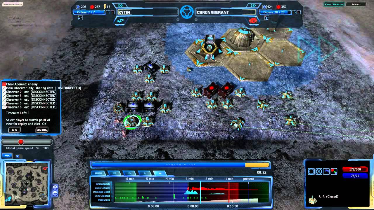 HD Achron - 1v1 (Obs): Kytin(V) vs ChronAberant(G) on Manntanyar Transfer EXP