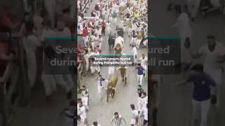 Several runners injured during Pamplona bull run