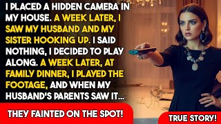 I Put A Hidden Camera In My House & Caught My Husband With My Brother. Then Came Family Dinner...